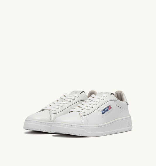 DALLAS LOW SNEAKERS IN WHITE LEATHER - AUTRY Great Value