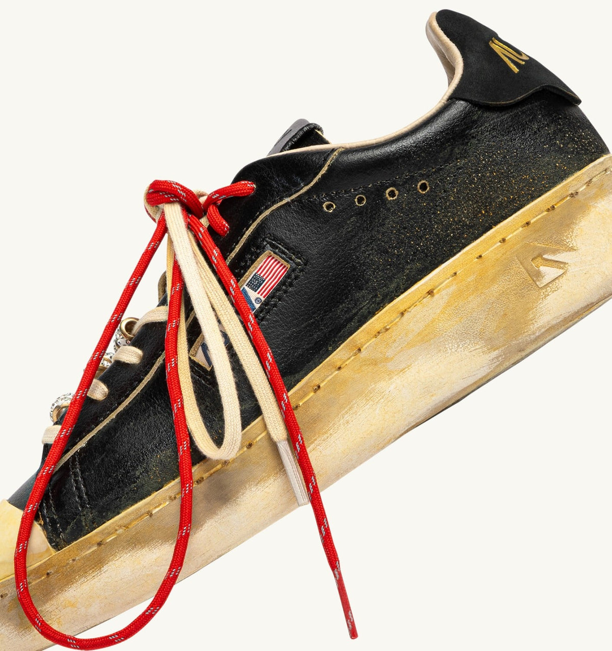 DALLAS LOW SUPER VINTAGE SNEAKERS IN BLACK LEATHER - AUTRY Great Value
