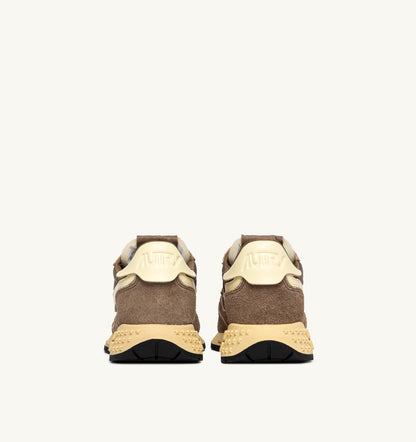 REELWIND LOW SNEAKERS IN CROC AND RUTABAGA NYLON AND SUEDE - AUTRY Classic