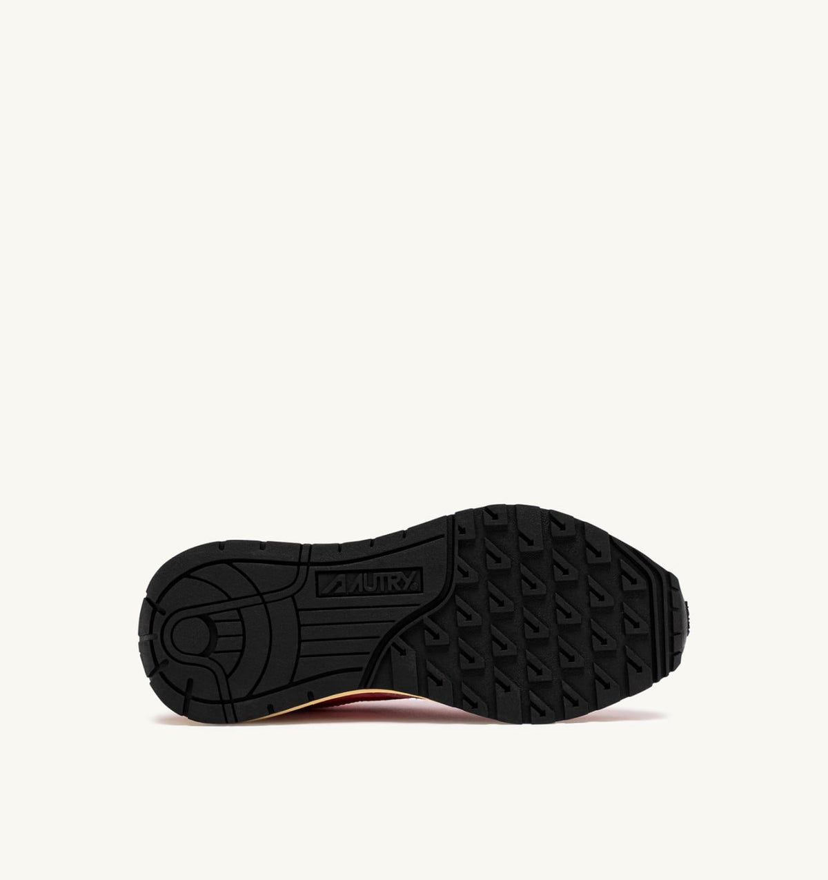 REELWIND LOW SNEAKERS IN PINK CHERUB AND FLAME SCARLET NYLON AND SUEDE - AUTRY Everyday