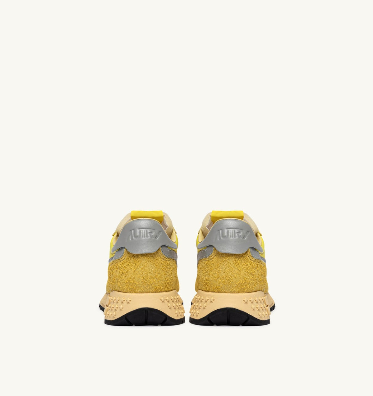 REELWIND LOW SNEAKERS IN POPCORN AND VAPOR NYLON AND SUEDE - AUTRY Value