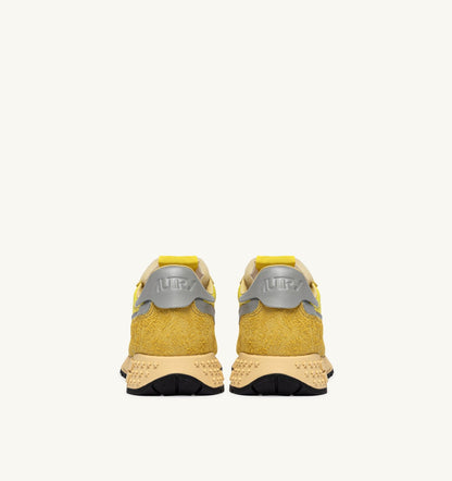 REELWIND LOW SNEAKERS IN POPCORN AND VAPOR NYLON AND SUEDE - AUTRY Value