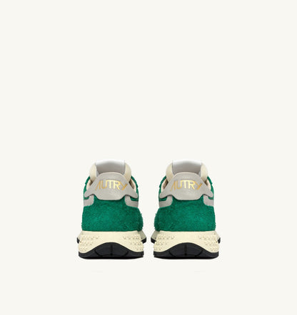 REELWIND LOW SNEAKERS IN GREEN NYLON AND SUEDE - AUTRY Latest