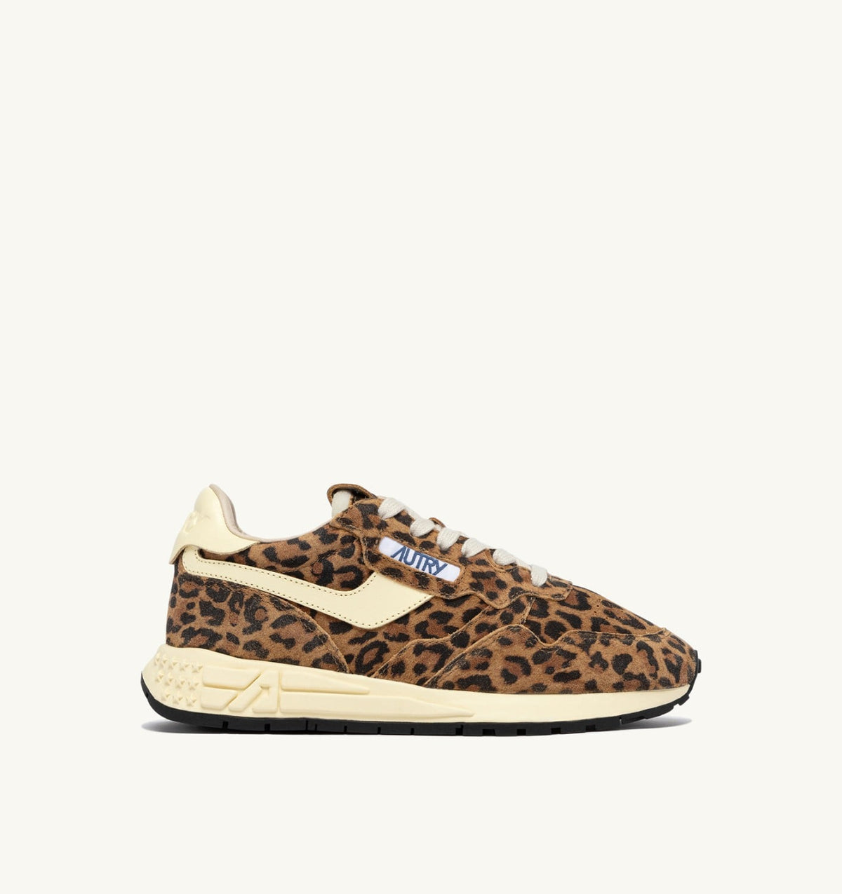 REELWIND LOW SNEAKERS IN LEOPARD SUEDE AND RUTABAGA LEATHER - AUTRY Latest