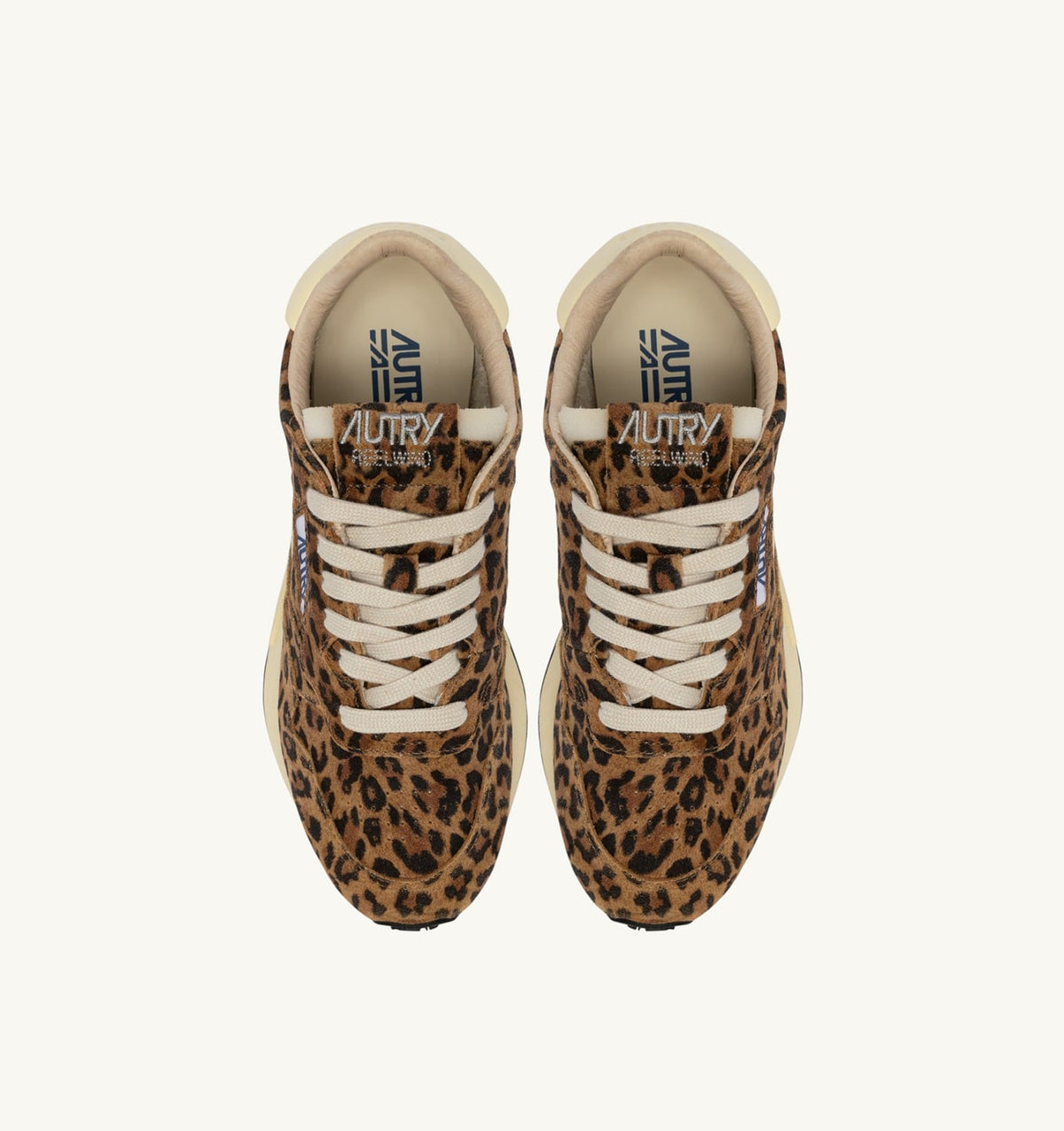 REELWIND LOW SNEAKERS IN LEOPARD SUEDE AND RUTABAGA LEATHER - AUTRY Latest
