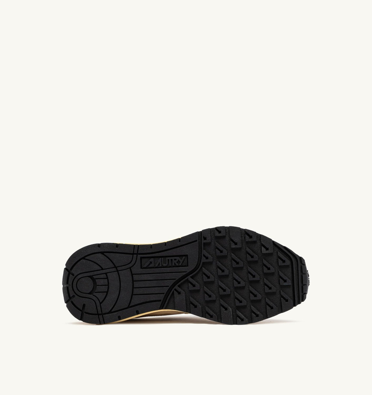 REELWIND LOW SNEAKERS IN ECRU AND WHITE PEPPER NYLON AND SUEDE - AUTRY Great Value
