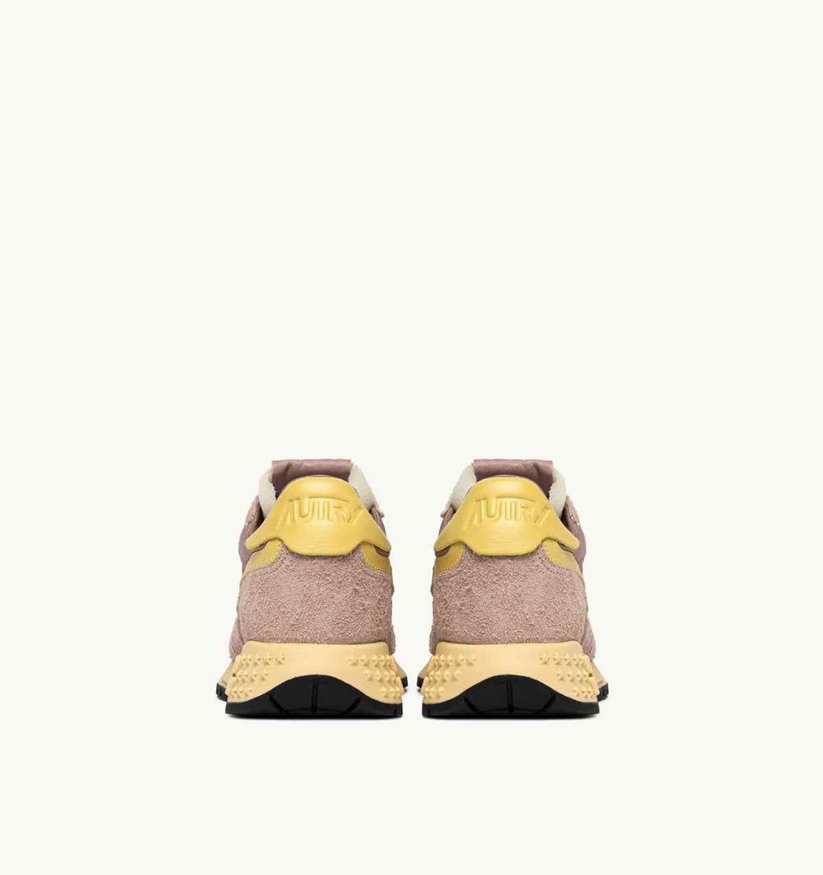 REELWIND LOW SNEAKERS IN ROSE CANNEL AND RAFFIA NYLON AND SUEDE - AUTRY Essential