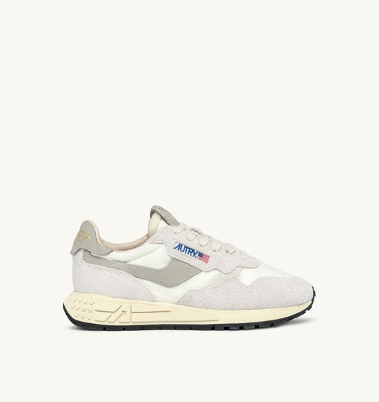 REELWIND LOW SNEAKERS IN BEIGE NYLON AND SUEDE - AUTRY Value