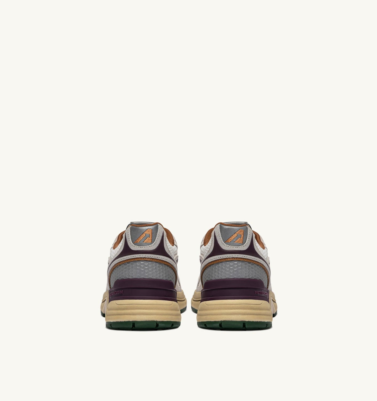 HYPERWAY SNEAKERS IN FIG AND WHITE MESH AND SUEDE - AUTRY Classic