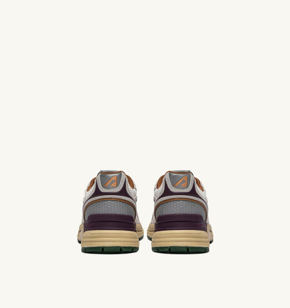 HYPERWAY SNEAKERS IN FIG AND WHITE MESH AND SUEDE - AUTRY Classic