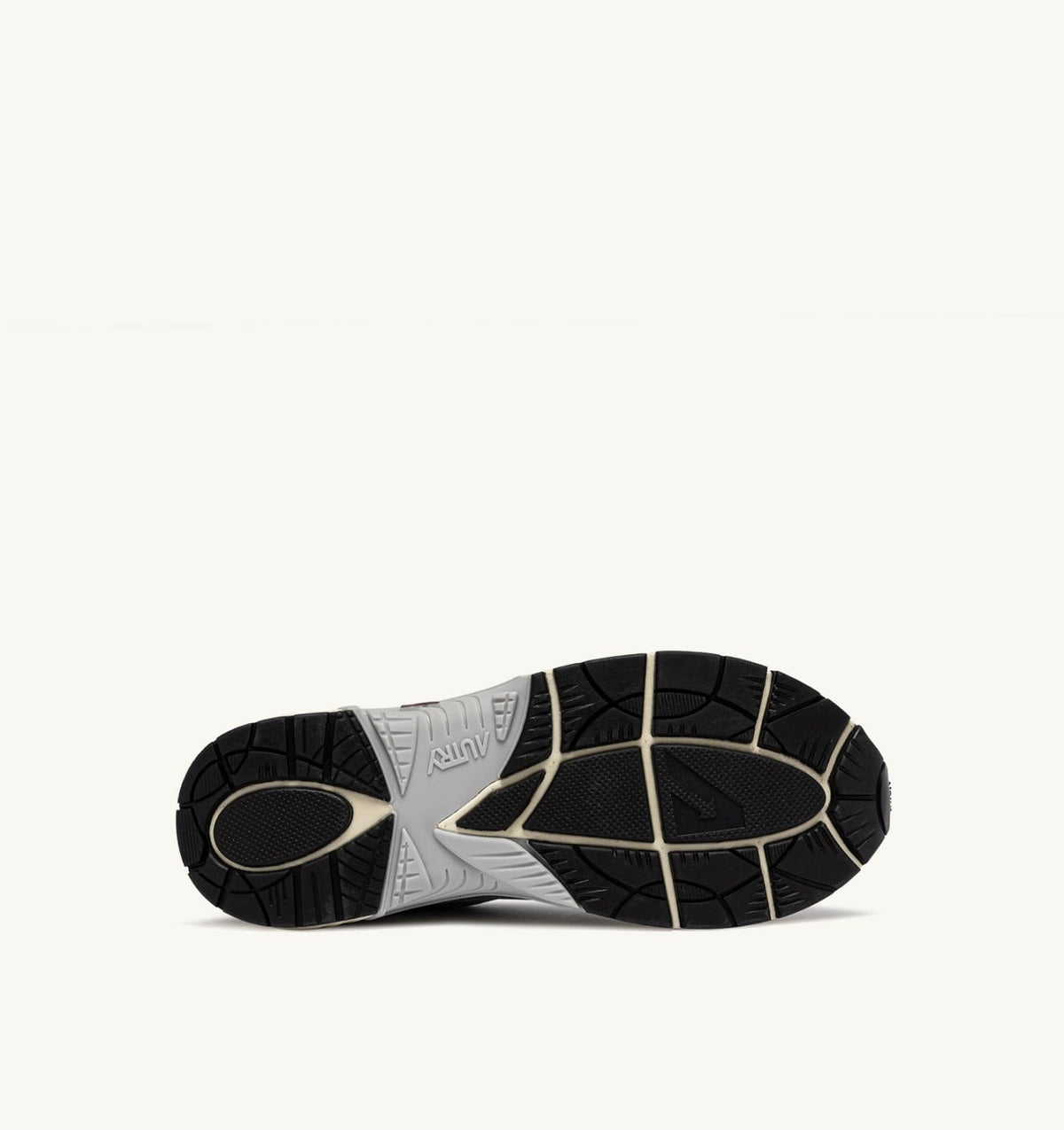 HYPERWAY SNEAKERS IN SILVER, HARBOR MIST AND FIG SYNTHETIC LEATHER AND MESH - AUTRY Great Value