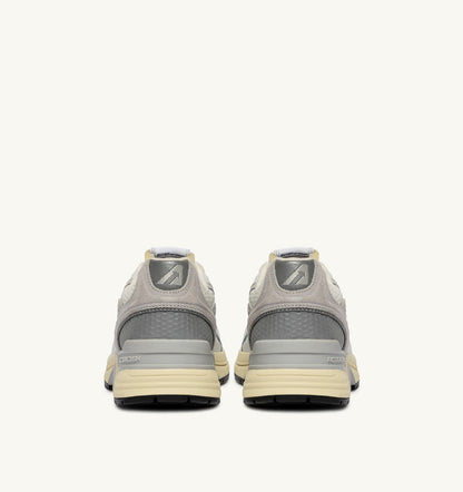 HYPERWAY SNEAKERS IN WHITE AND GRAY LEATHER AND MESH - AUTRY Great Value