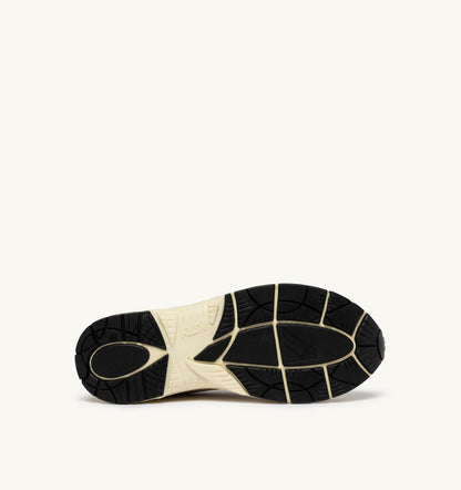 HYPERWAY SNEAKERS IN MALACHITE COLOR AND SILVER-TONE SUEDE AND MESH - AUTRY Value