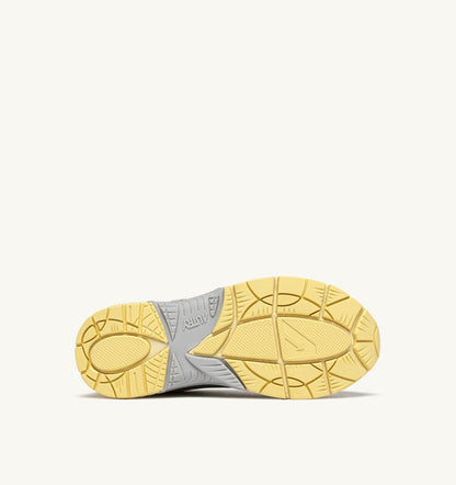 HYPERWAY SNEAKERS IN SILVER ASPARAGUS AND LEMON MERINGUE SYNTHETIC LEATHER AND MESH - AUTRY Latest