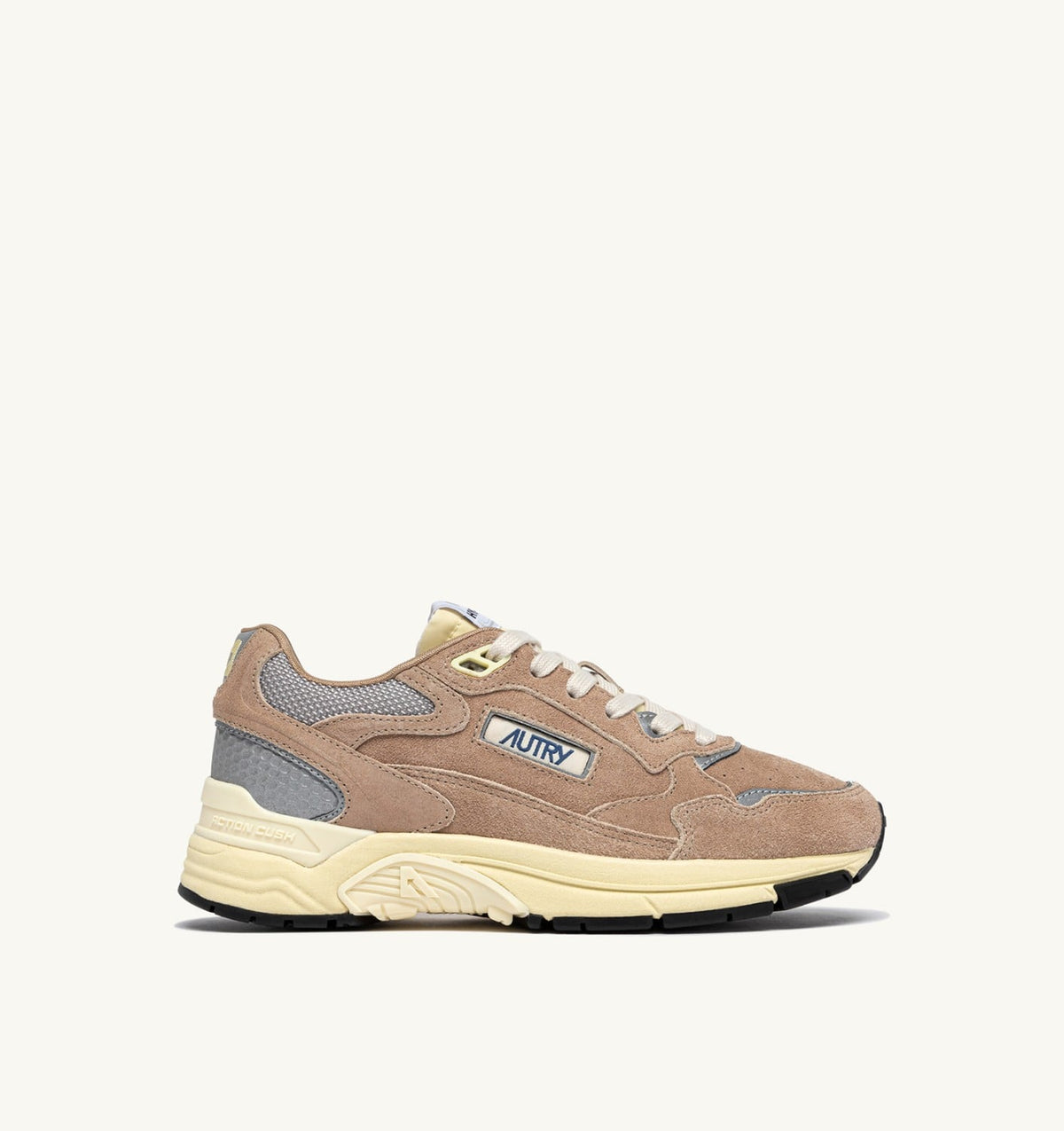 HYPERWAY SNEAKERS IN SOUTHERN MOONLIGHT AND SILVER MESH AND SUEDE - AUTRY Essential