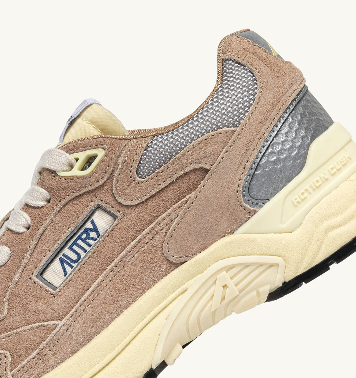 HYPERWAY SNEAKERS IN SOUTHERN MOONLIGHT AND SILVER MESH AND SUEDE - AUTRY Essential