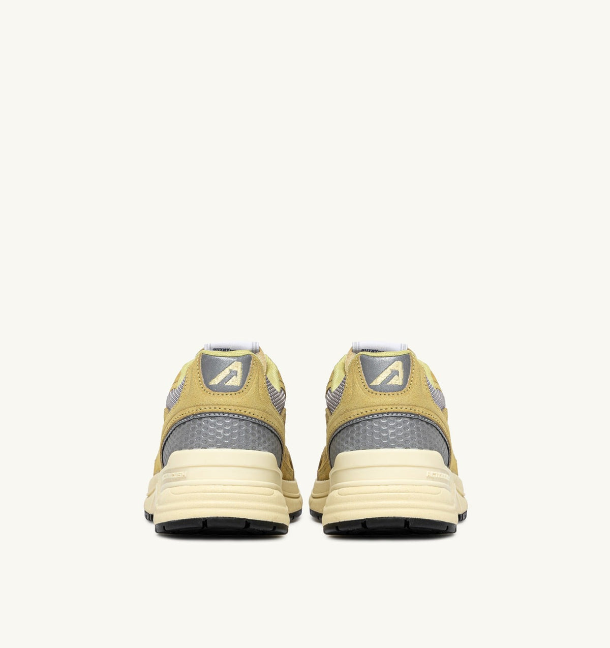 HYPERWAY SNEAKERS IN SOUTHERN MOSS AND SILVER MESH AND SUEDE - AUTRY Everyday
