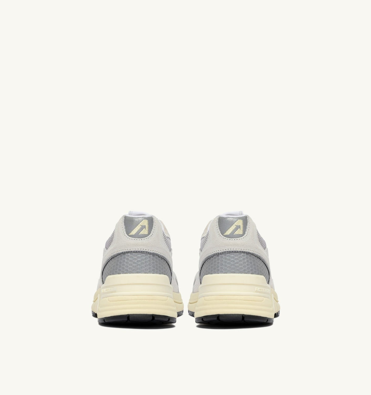 HYPERWAY SNEAKERS IN WHITE AND SILVER MESH AND SUEDE - AUTRY Value