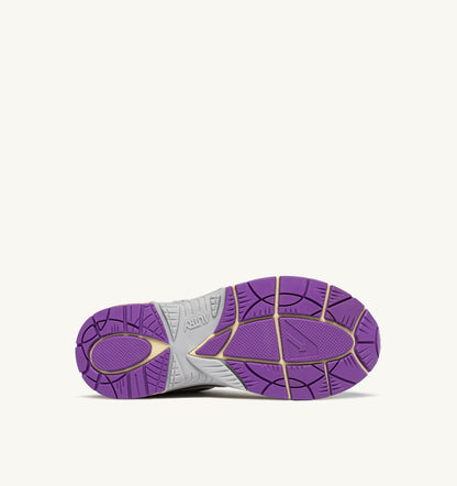 HYPERWAY SNEAKERS IN WHITE SILVER AND DEWBERRY SYNTHETIC LEATHER AND MESH - AUTRY Latest