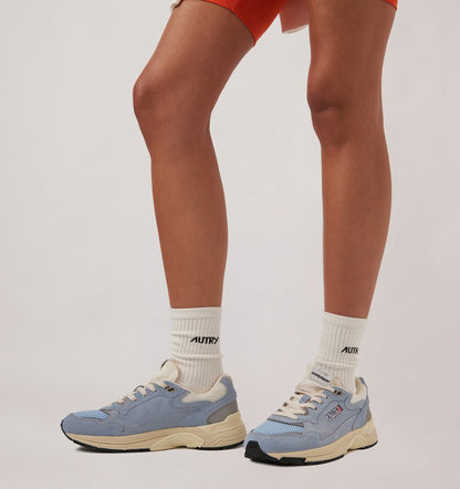 HYPERWAY SNEAKERS IN PORTOFINO AND MARSHMALLOW MESH AND SUEDE - AUTRY Classic