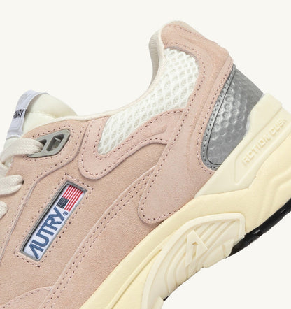 HYPERWAY SNEAKERS IN SILK AND MARSHMALLOW MESH AND SUEDE - AUTRY Essential