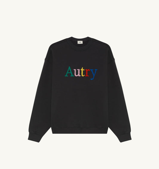 SWEATSHIRT WITH MULTICOLOR LOGO UNISEX - AUTRY Essential