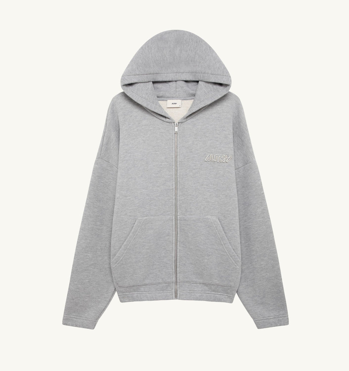 TONAL LOGO FULL ZIP HOODIE UNISEX - AUTRY Value