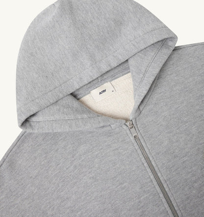 TONAL LOGO FULL ZIP HOODIE UNISEX - AUTRY Value