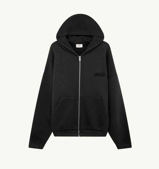 TONAL LOGO FULL ZIP HOODIE UNISEX - AUTRY Great Value