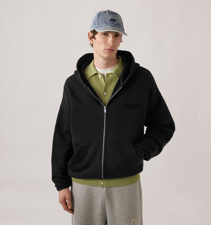 TONAL LOGO FULL ZIP HOODIE UNISEX - AUTRY Great Value