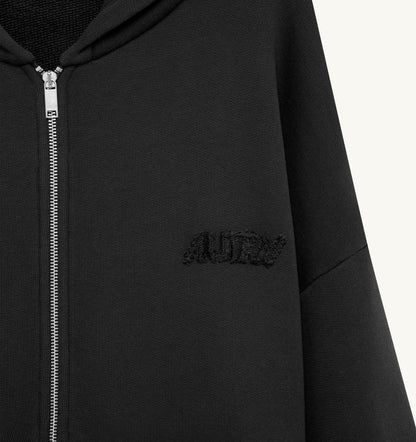 TONAL LOGO FULL ZIP HOODIE UNISEX - AUTRY Great Value