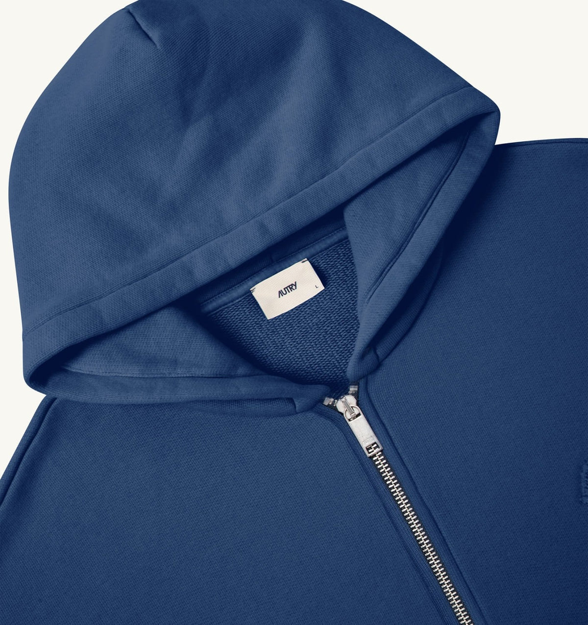 TONAL LOGO FULL ZIP HOODIE UNISEX - AUTRY Quality