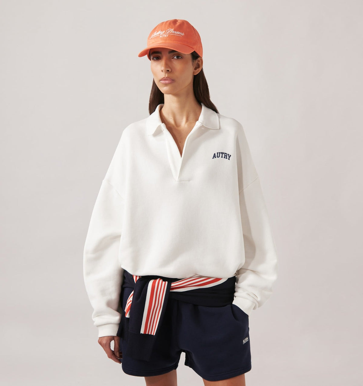 COLLEGE POLO SWEATSHIRT UNISEX - AUTRY Great Value