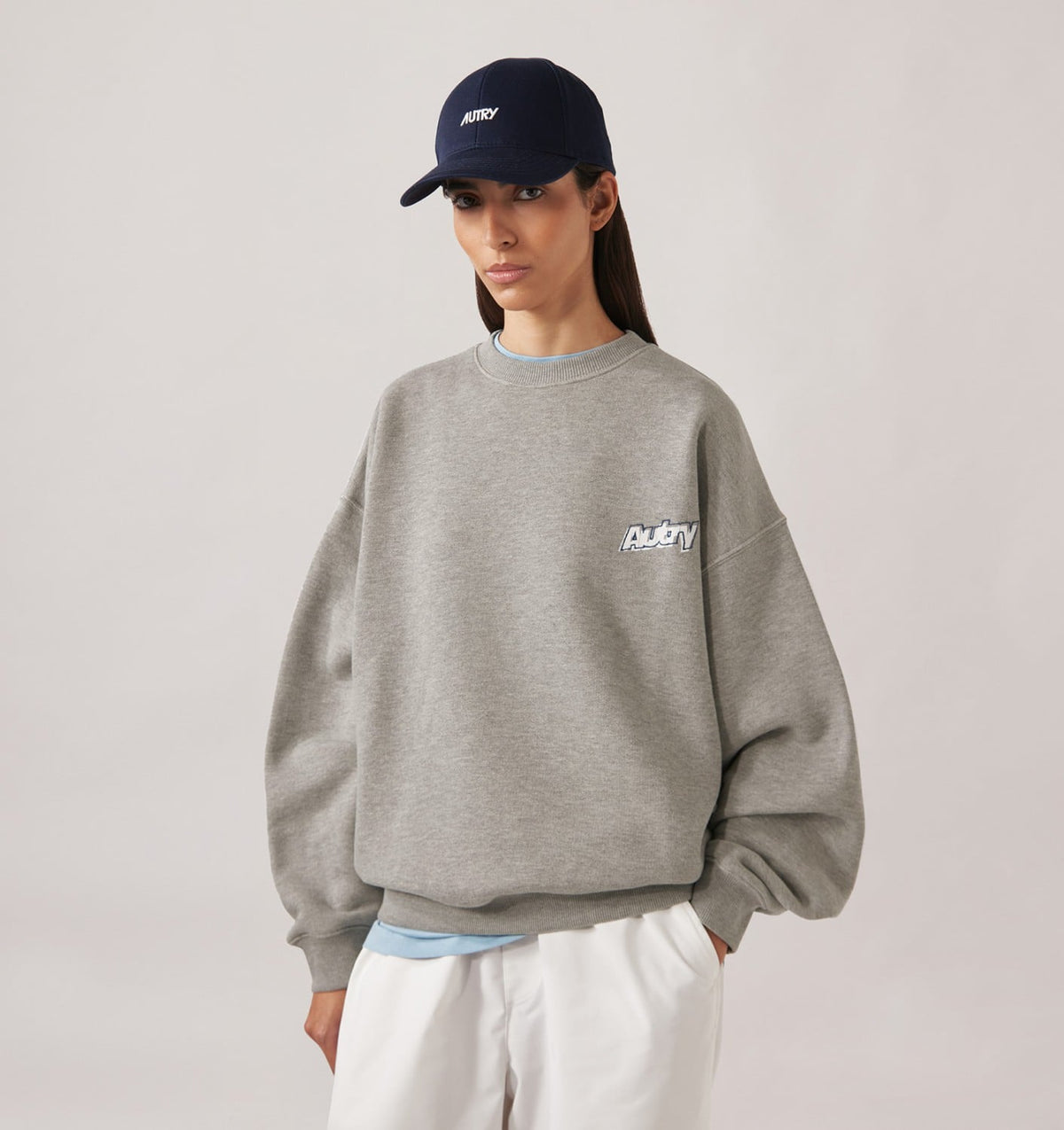DOUBLE LOGO SWEATSHIRT UNISEX - AUTRY Quality