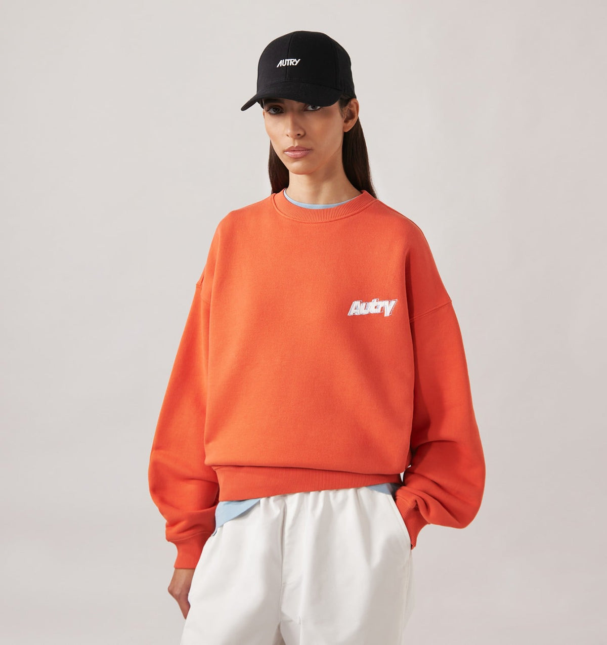 DOUBLE LOGO SWEATSHIRT UNISEX - AUTRY Classic