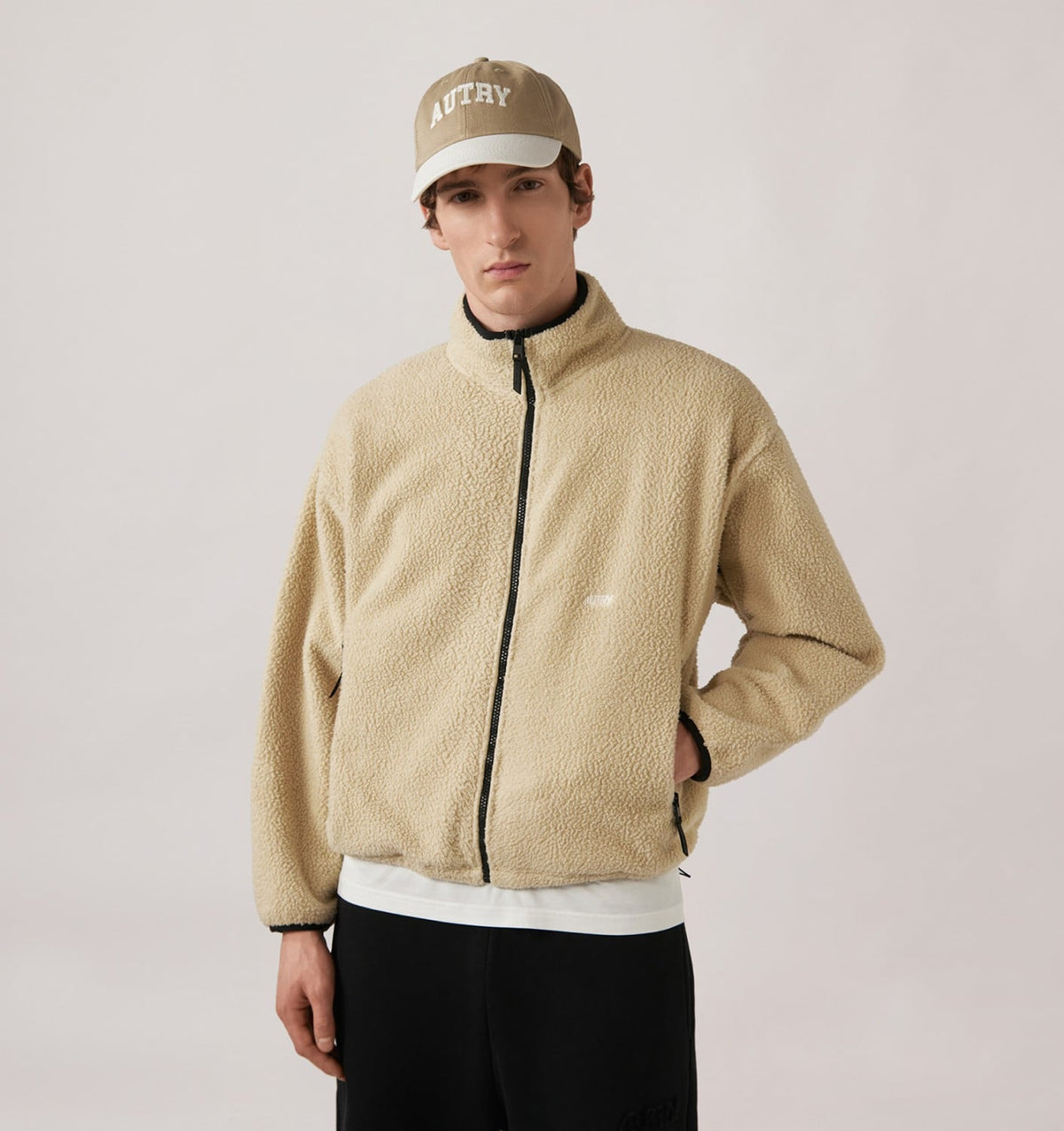FLEECE FULL ZIP JACKET UNISEX - AUTRY Value