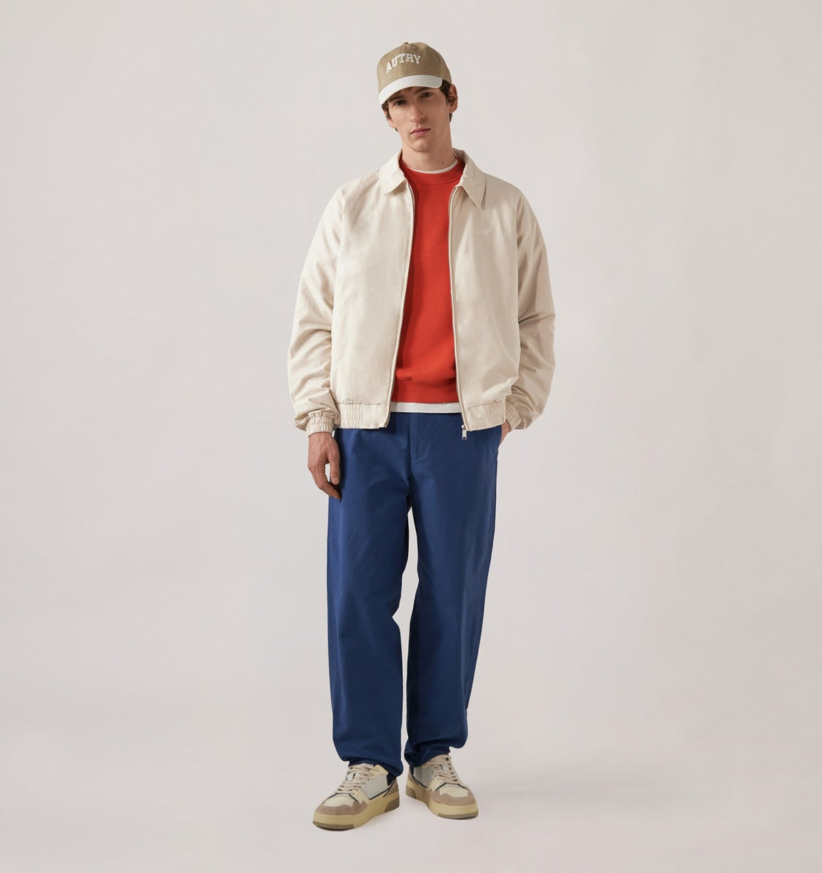 CASUAL FULL ZIP JACKET UNISEX - AUTRY Essential