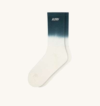 TIE-DYE SOCKS WITH EMBROIDERED LOGO UNISEX - AUTRY Classic