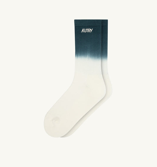 TIE-DYE SOCKS WITH EMBROIDERED LOGO UNISEX - AUTRY Classic