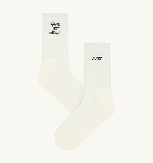 'GAME SET MATCH!' SOCKS UNISEX - AUTRY Great Value