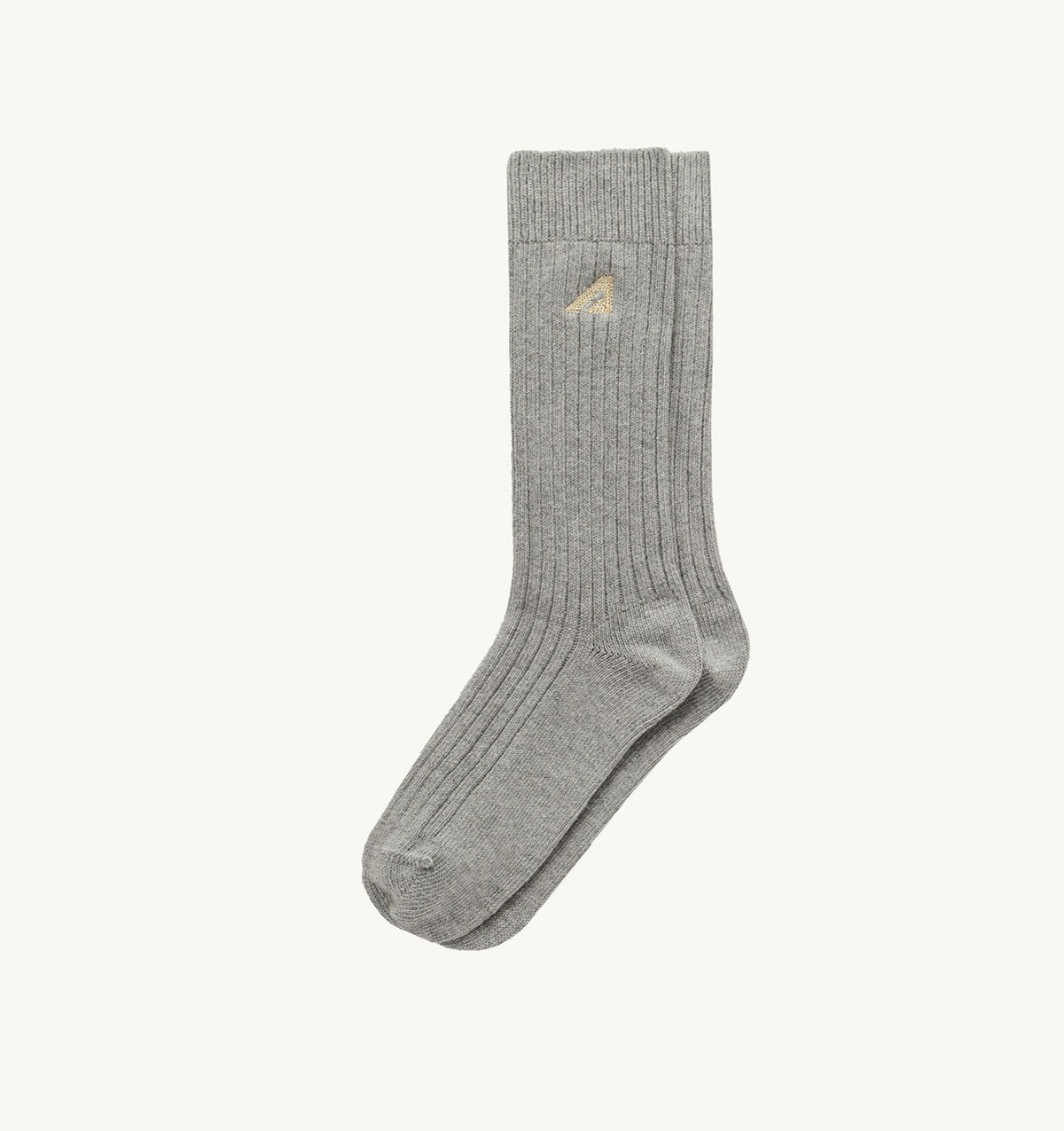 RIBBED EMBROIDERED LOGO SOCK UNISEX - AUTRY Latest