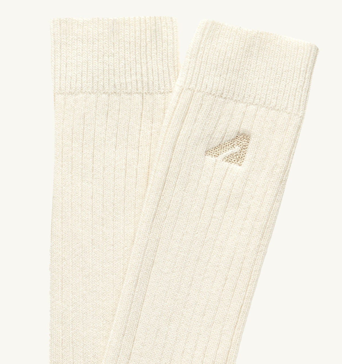 RIBBED EMBROIDERED LOGO SOCK UNISEX - AUTRY Quality