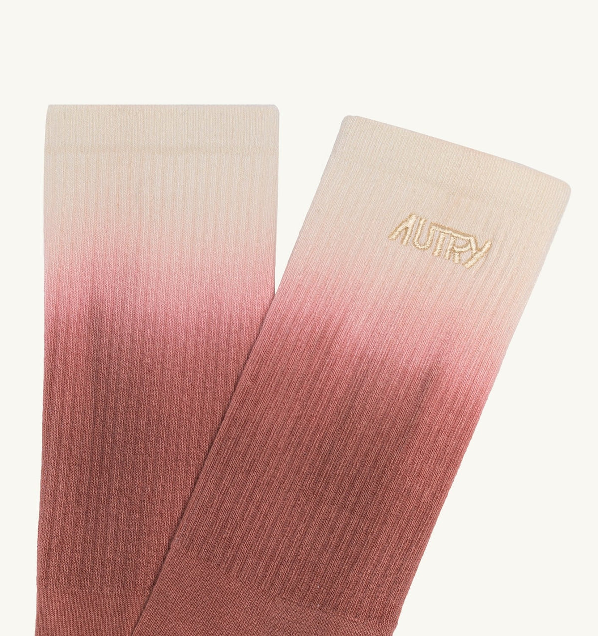 TIE-DYE SOCKS WITH EMBROIDERED LOGO UNISEX - AUTRY Great Value