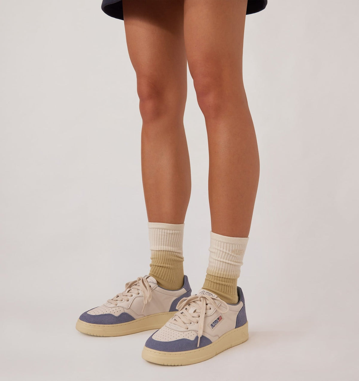 TIE-DYE SOCKS WITH EMBROIDERED LOGO UNISEX - AUTRY Quality
