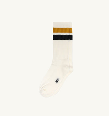 STRIPED JACQUARD LOGO SOCKS UNISEX - AUTRY Essential