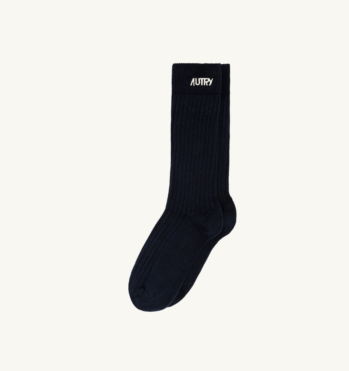 RIBBED SOCKS WITH EMBROIDERED LOGO UNISEX - AUTRY Latest