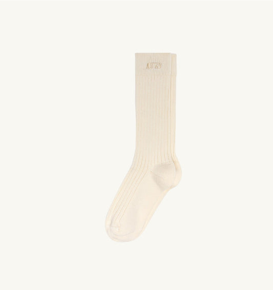 RIBBED SOCKS WITH EMBROIDERED LOGO UNISEX - AUTRY Classic