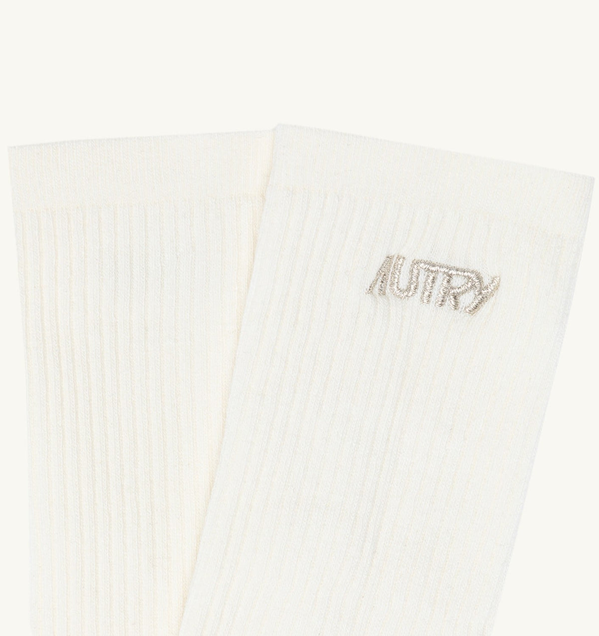 COTTON TERRY SOCKS WITH LUREX LOGO - AUTRY Essential