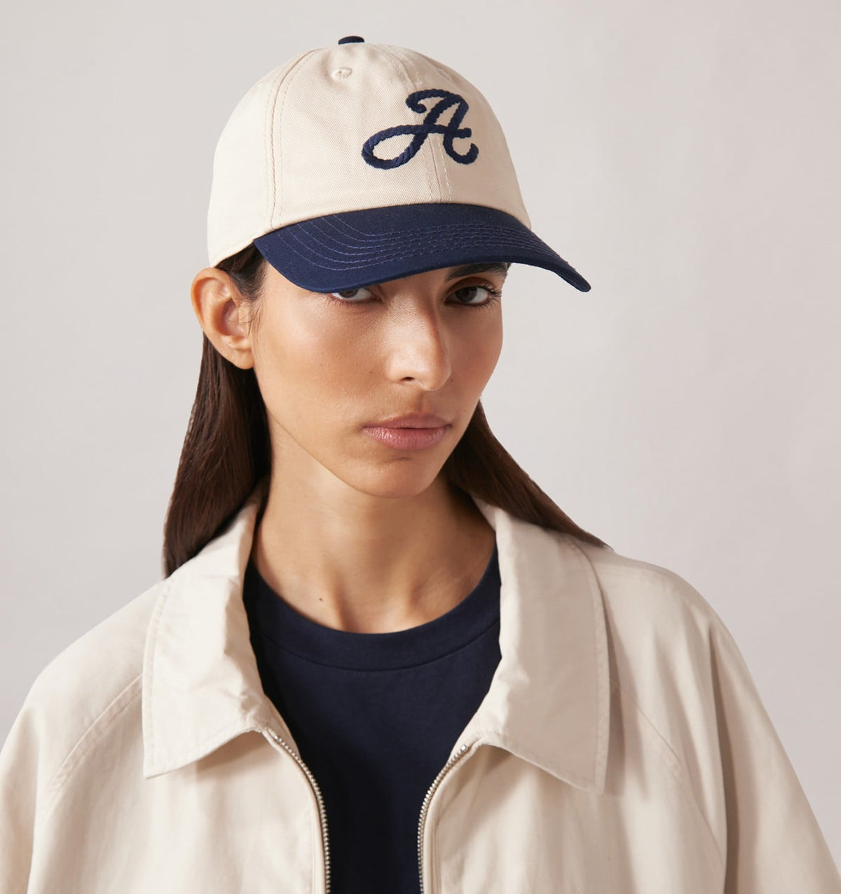 BI-COLOR BASEBALL CAP WITH EMBROIDERY LOGO UNISEX - AUTRY Everyday