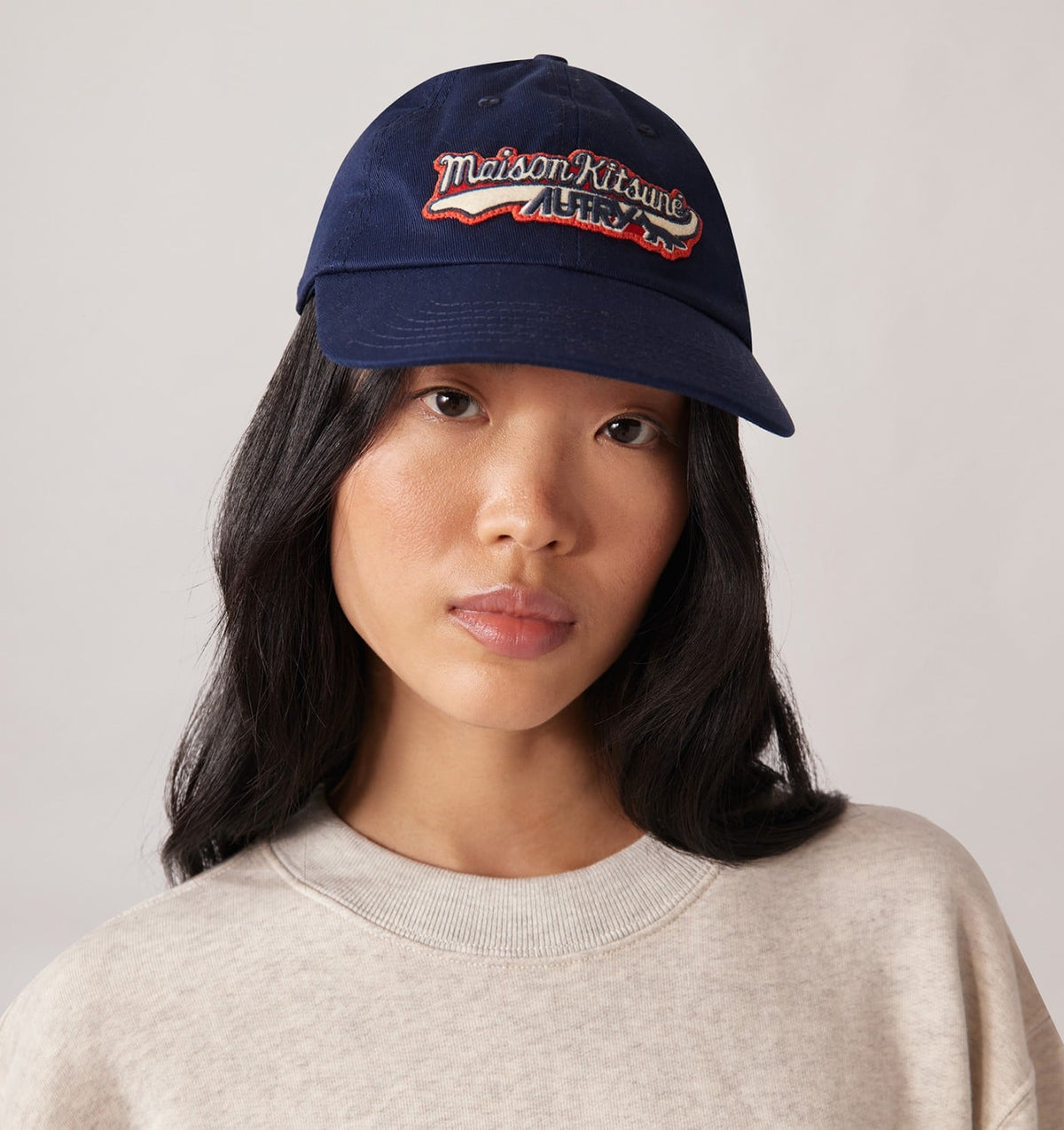 AUTRY 'MAISON KITSUNÉ' LOGO BASEBALL CAP UNISEX - AUTRY Essential